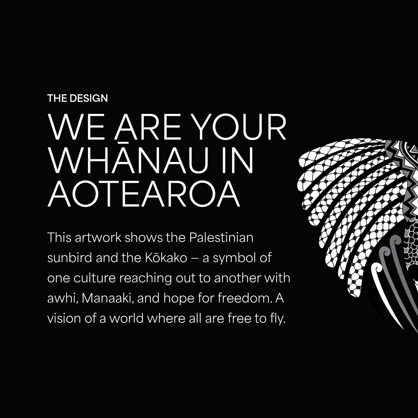 We are your whānau in Aotearoa A4 Print