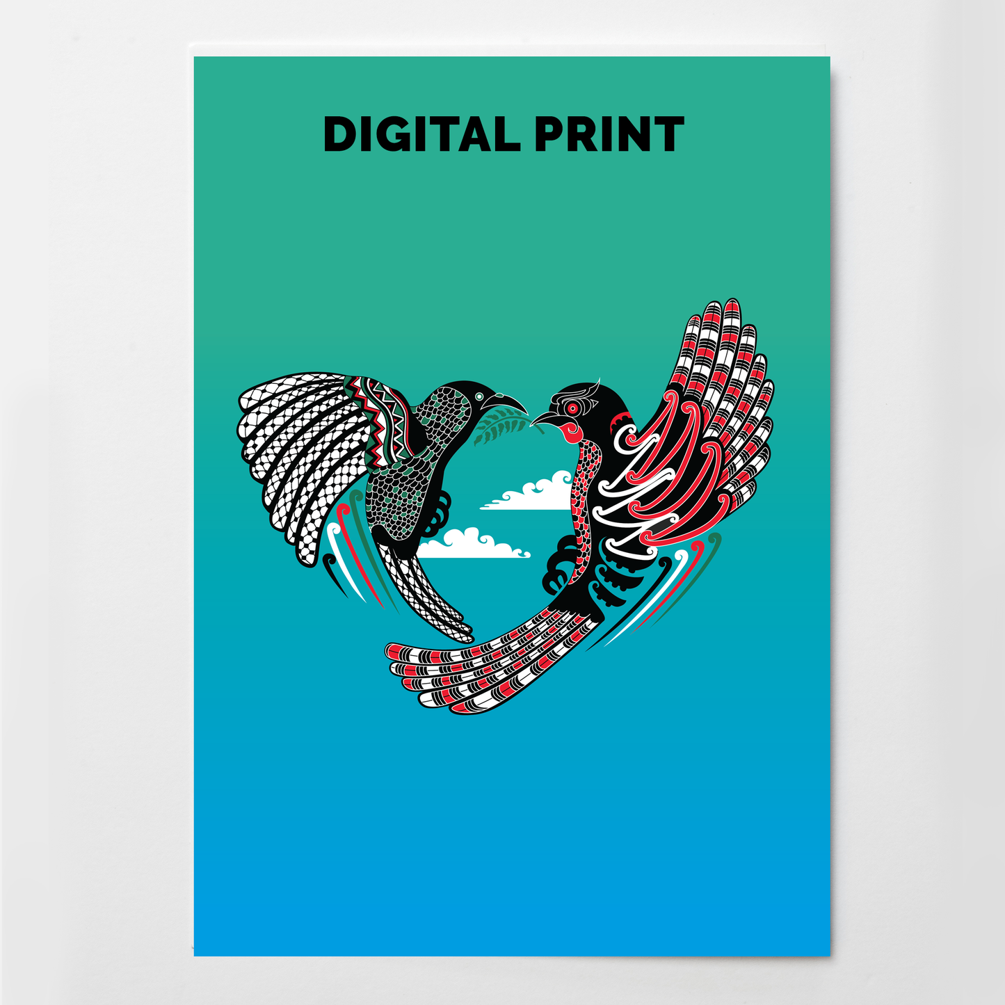 We are your whānau in Aotearoa - Digital print
